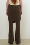 General Idea WOMAN Button Slit Skirt Set Pants