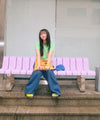 Nice Ghost Club X Jimmizo Music Note Tee in Yellow Green
