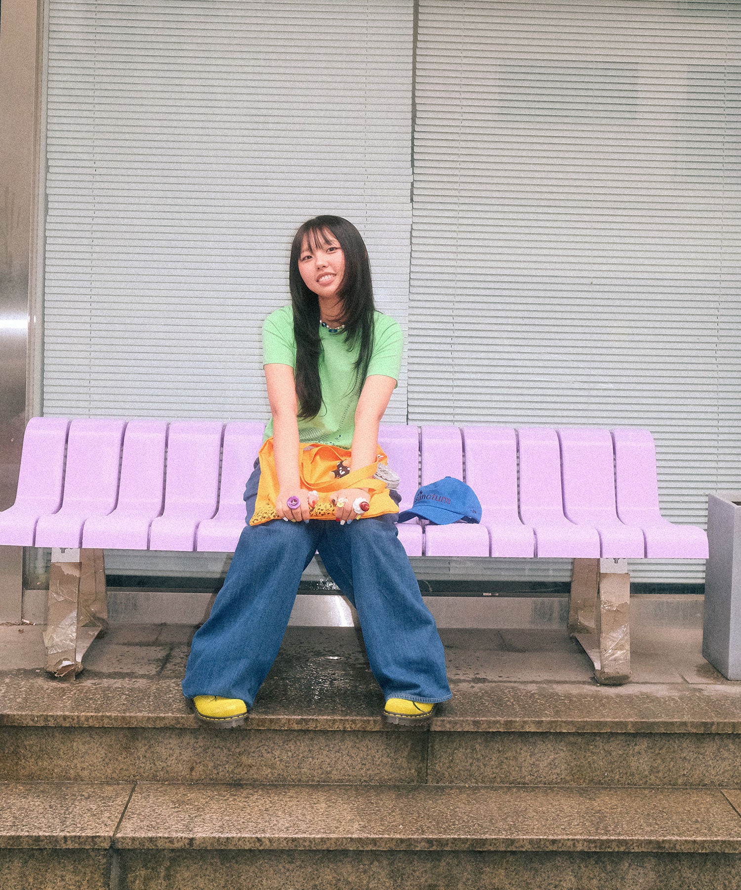 Nice Ghost Club X Jimmizo Music Note Tee in Yellow Green