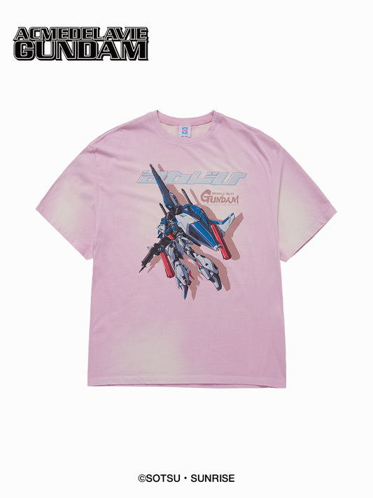 ADLV Mobile Suit Gundam Char's Counterattack Washing Short Sleeve T-Shirt