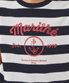 Marithé François Girbaud Kids Marine Stripe Sleeveless
