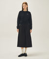 Marithé François Girbaud Women's Cotton Waist Wrinkle Skirt