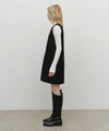 Marithé François Girbaud W Tweed Sleeveless Dress Black