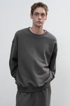General Idea UNISEX Cotton Logo Loose Fit Sweatshirt Set