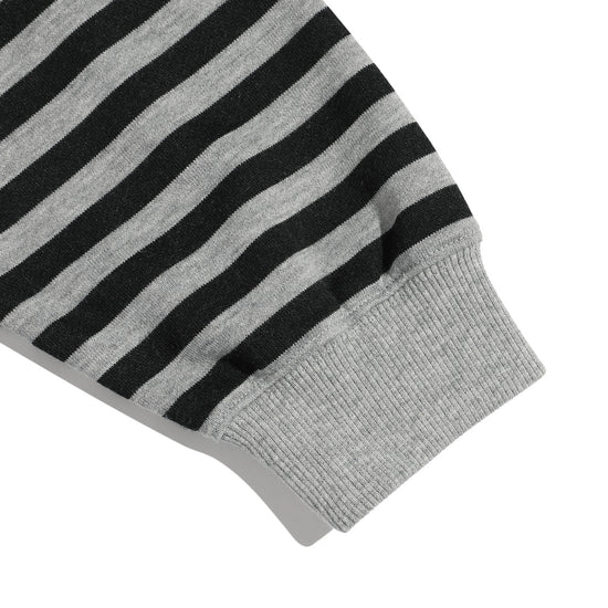 Nice Ghost Club Gakiya Isamu Stripe Hoodie Zip Up [Grey]
