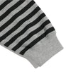 Nice Ghost Club Gakiya Isamu Stripe Hoodie Zip Up [Grey]