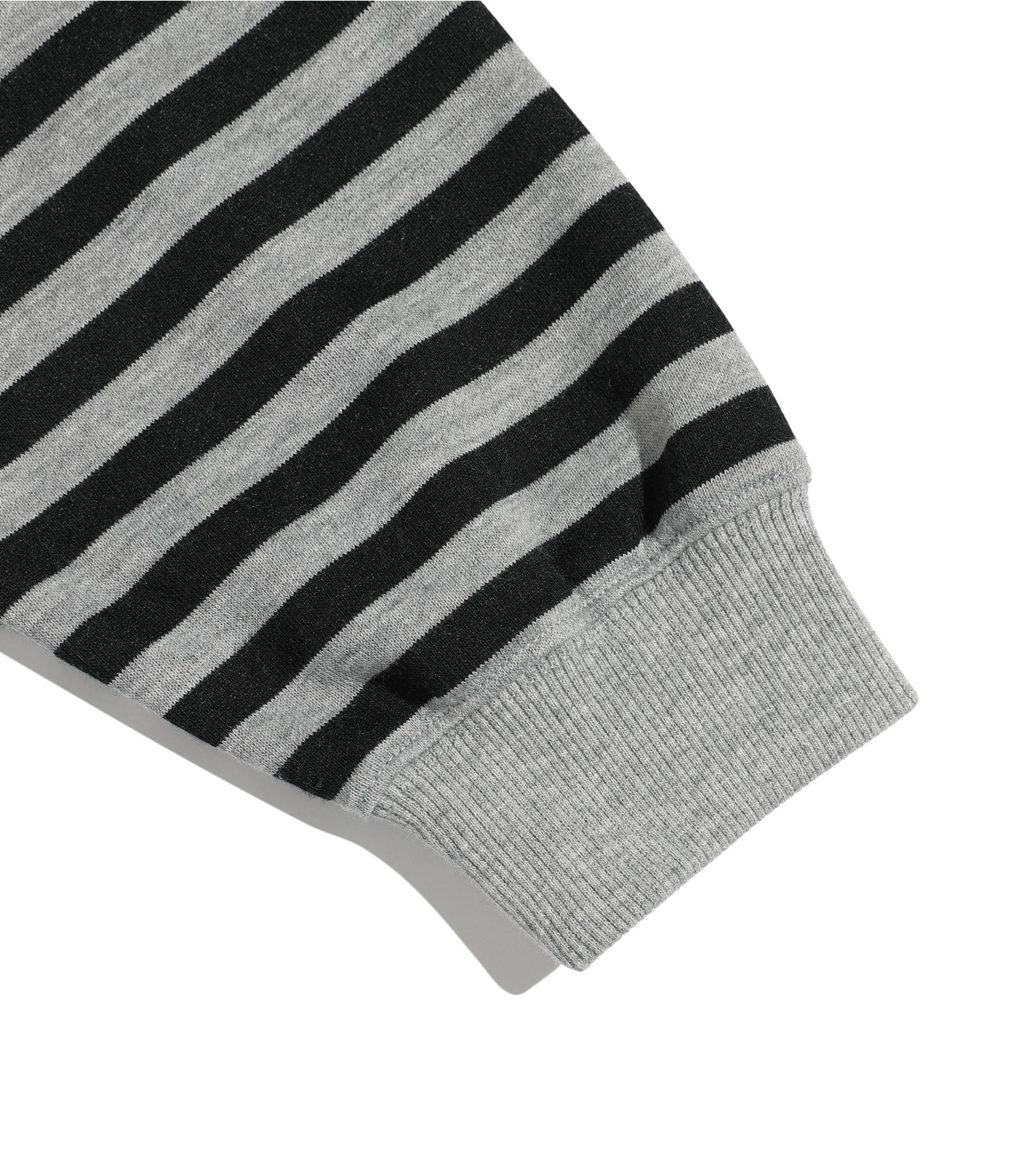 Nice Ghost Club Gakiya Isamu Stripe Hoodie Zip Up [Grey]