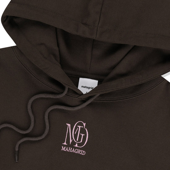 Mahagrid MGD SERIF LOGO CROP HOODIE