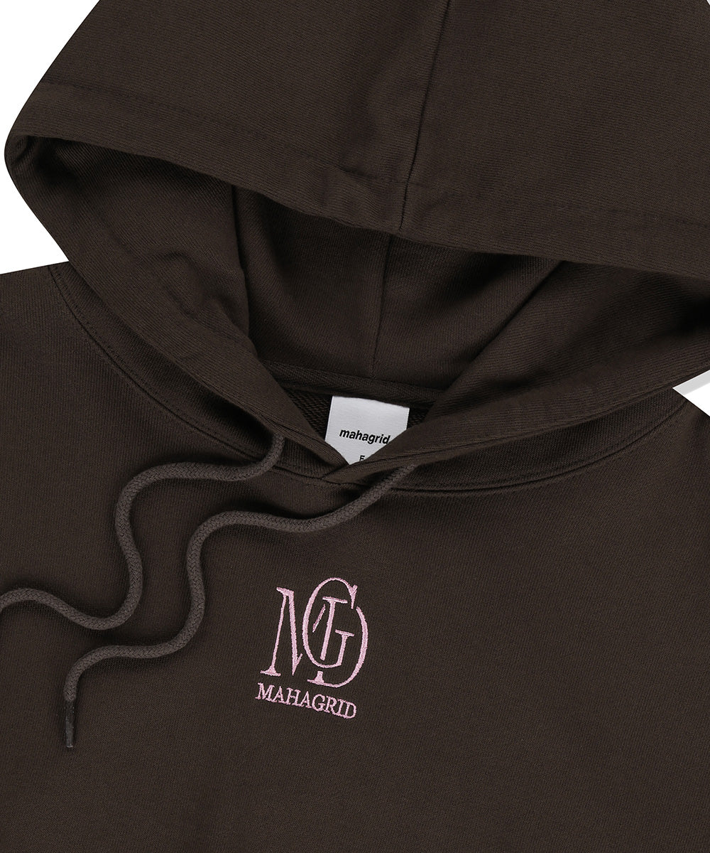 Mahagrid MGD SERIF LOGO CROP HOODIE