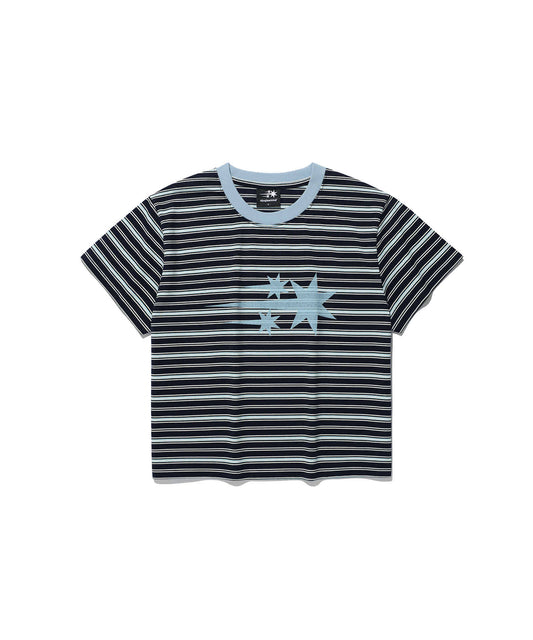 Nice Ghost Club Stripe 3Star Basic Tee [Navy]