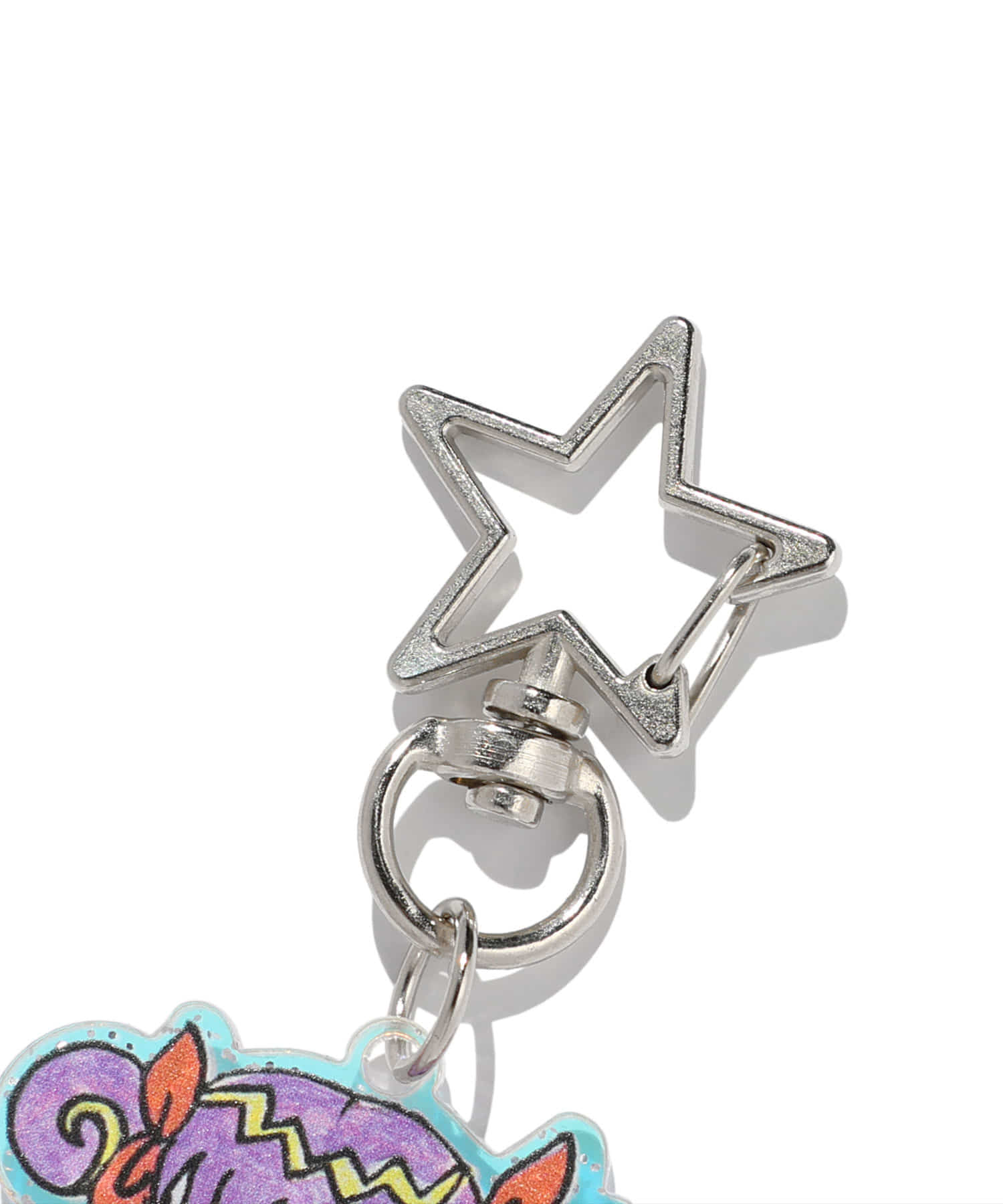 Nice Ghost Club Soul Pussy Cat Ghost Soul Girl Acrylic Keychain [Mix]