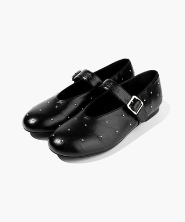 Marithé François Girbaud Women's Mini Ball Stud Mary Jane Black