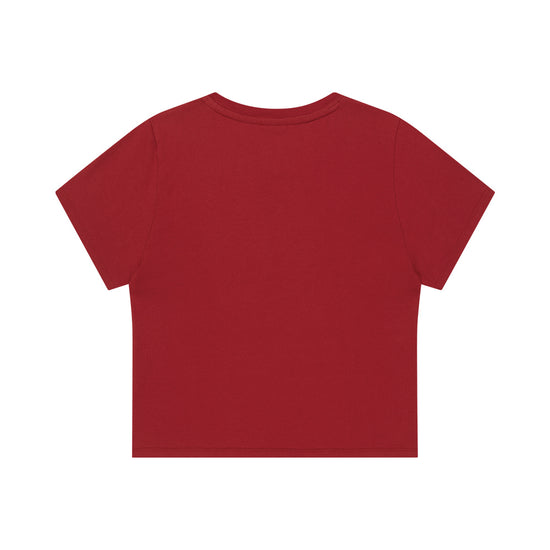 Mahagrid Gothic Applique Crop Tee