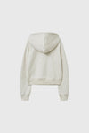General Idea WOMAN Snap Hoodie Full Zip [OATMEAL]