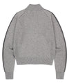 Mahagrid Youth Zip Up Cardigan [Grey]