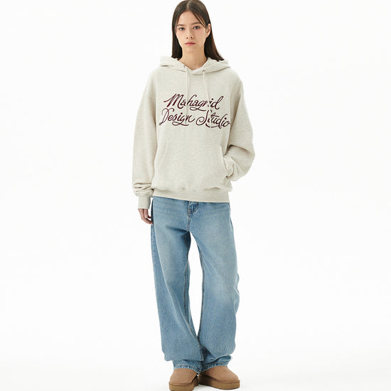 Mahagrid Letter Ink Logo Hoodie