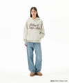 Mahagrid Letter Ink Logo Hoodie