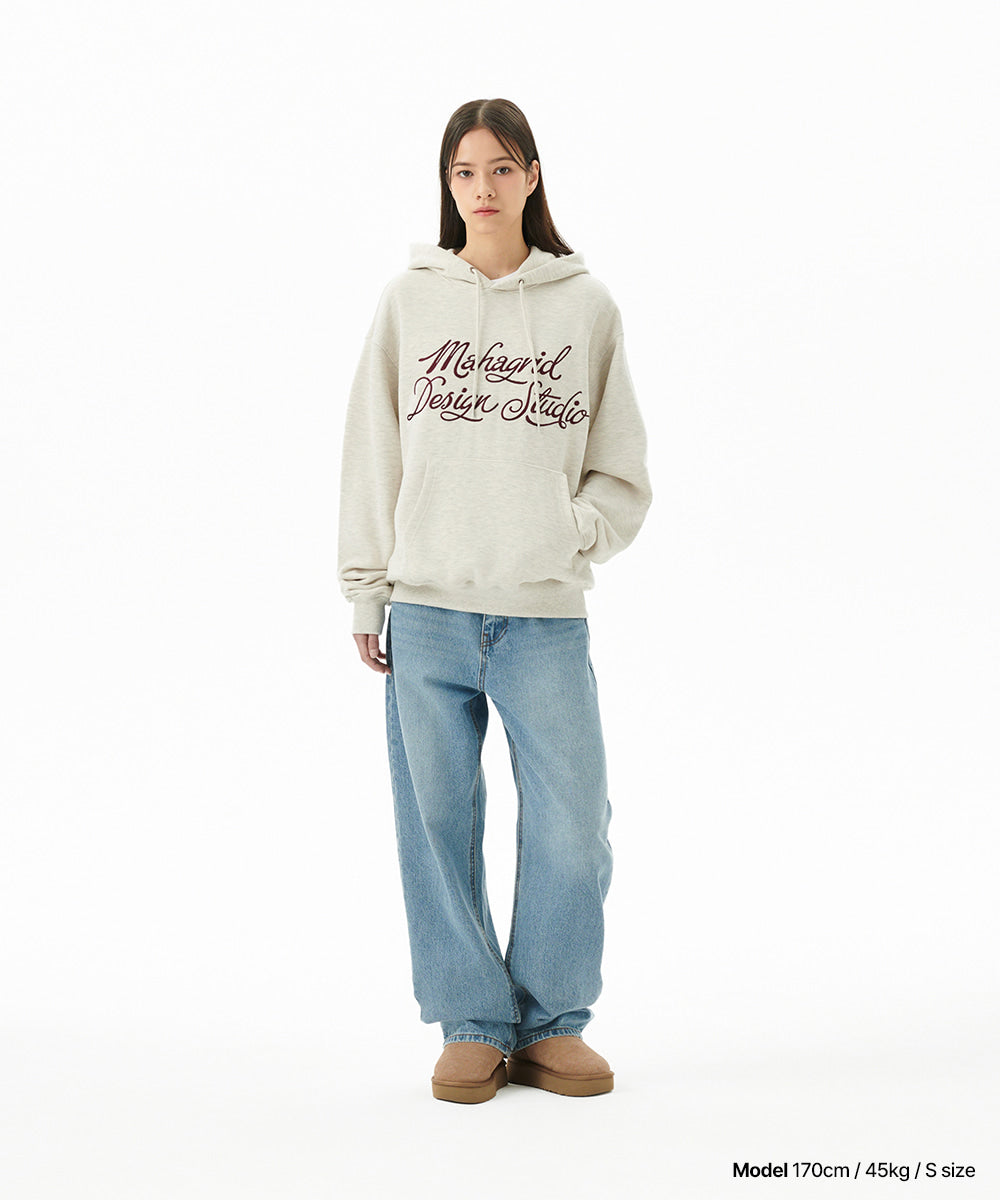 Mahagrid Letter Ink Logo Hoodie