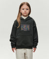 Marithé François Girbaud Kids Doodle Classic Logo Hoodie (Brushed) Dark Green