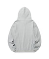 Nice Ghost Club Skull Ribbon Waffle Hoodie Zip Up [Grey]