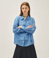 Marithé François Girbaud W PATTERN SHEER SHIRT