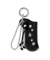 Mahagrid Piercing Leather Lighter Case [Black]