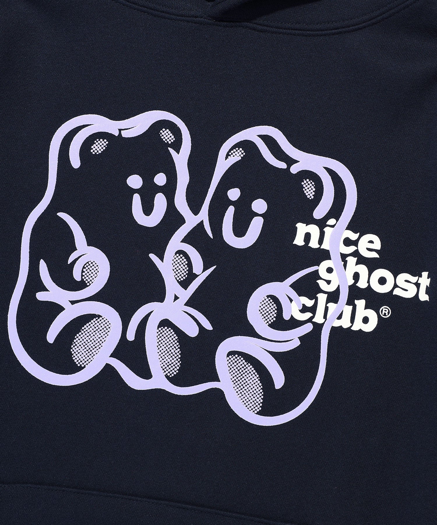 Nice Ghost Club Gummy Bear & Logo Hoodie