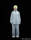 Nice Ghost Club 3STAR PIPING TRACK PANTS[GREY]