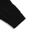 Nice Ghost Club 3 Stars Cable Knit [Black]