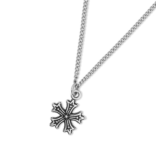 Mahagrid Cross Star Necklace [Silver]