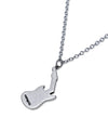Mahagrid Broken Guitar Necklace [Silver]