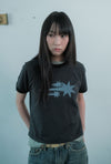 Nice Ghost Club Stripe Rush 3Star Ringer Crop Tee
