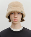 Marithé François Girbaud CLASSIC LOGO FUR BUCKET HAT