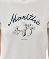 Marithé François Girbaud W LEMON GRAPHIC SLIM CROP TEE