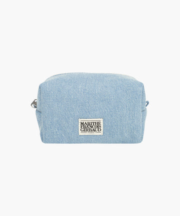 Marithé François Girbaud Classic Logo Denim Pouch
