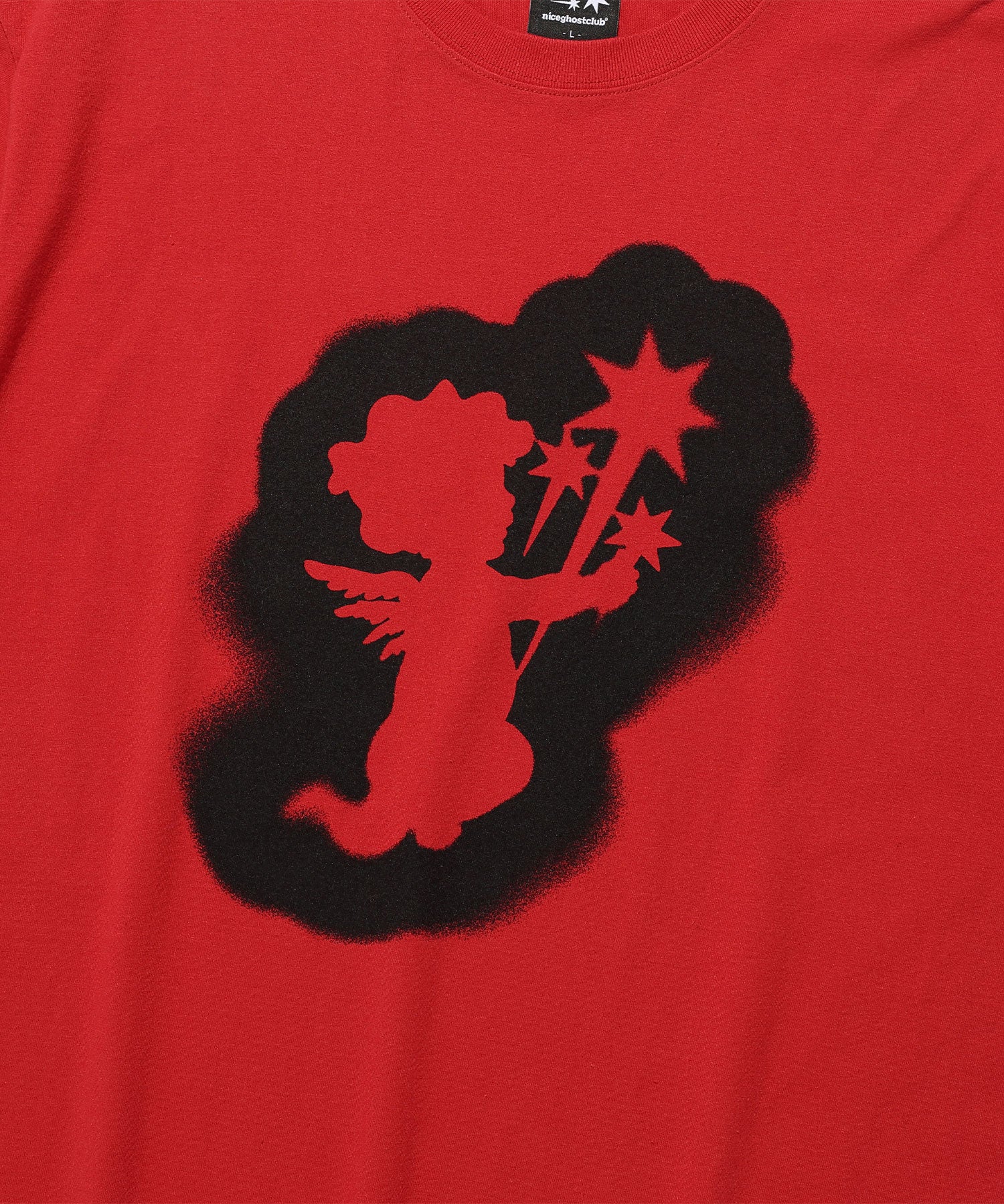 Nice Ghost Club Baby Angel Silhouette Tee