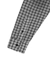 Mahagrid SPRAY DYEING CHECK CROP SHIRT