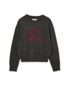 AEAE Web Logo Crop Hairy Knit