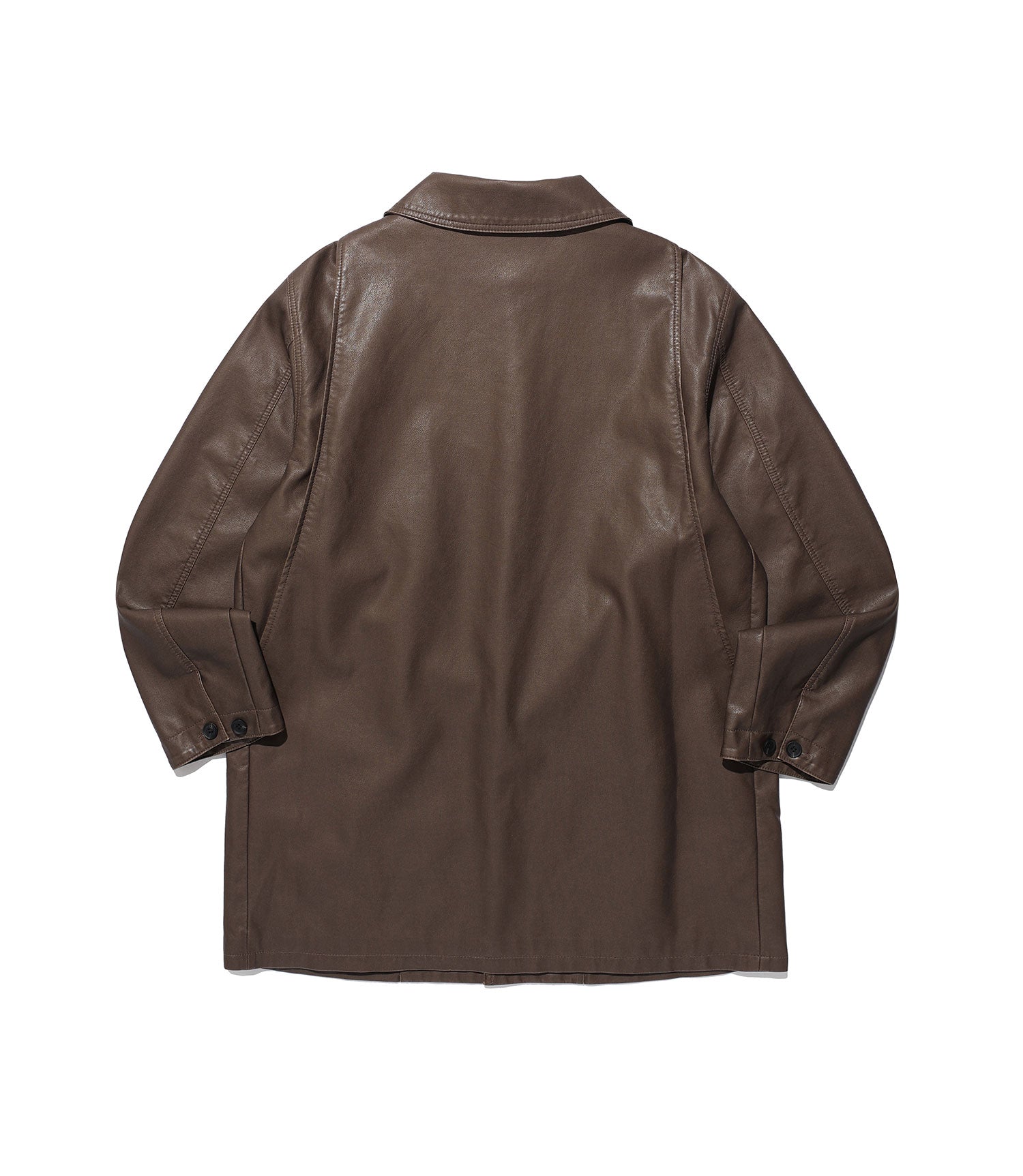 Nice Ghost Club PU Leather Work Car Coat