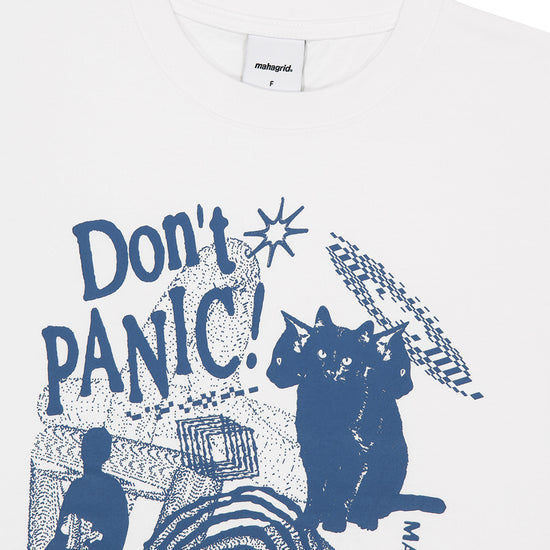 Mahagrid DON'T PANIC ROUND CROP TEE