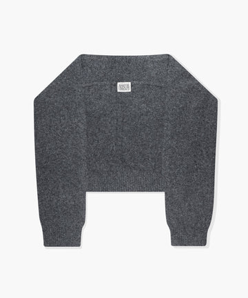 Marithé François Girbaud CIRCLE LOGO SHAWL MUFFLER
