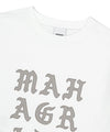 Mahagrid Letters Logo Tee White