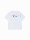 ADLV Triple Chain Embo Basic Logo Short Sleeve T-Shirt
