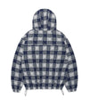Cavish Kyurin Wear Hooded Check Wind Breaker Multi