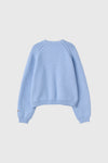 General Idea WOMAN Cotton Blend Raglan Knit Zip-Up