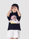 ADLV Kids Baby Face Donut 1 Short Sleeve T-Shirt
