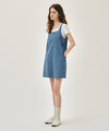 Marithé François Girbaud W DENIM SLEEVELESS DRESS light blue
