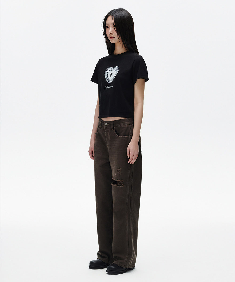 Mahagrid Heart Lock Tee