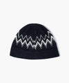 Marithé François Girbaud Fair Isle Beanie Navy