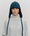 Marithé François Girbaud Classic Logo Earflap Beanie